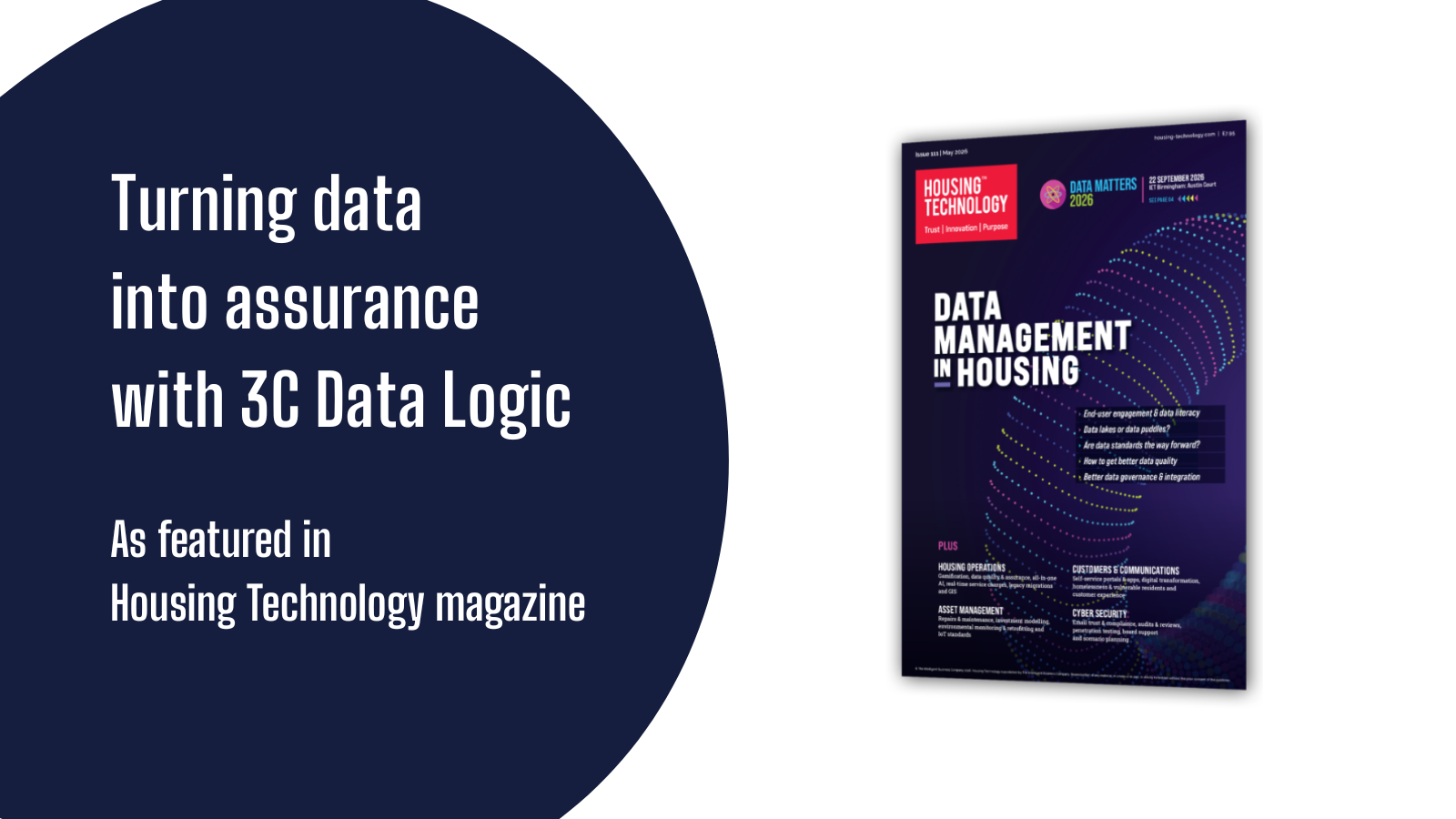 Turning data into assurance with 3C Data Logic